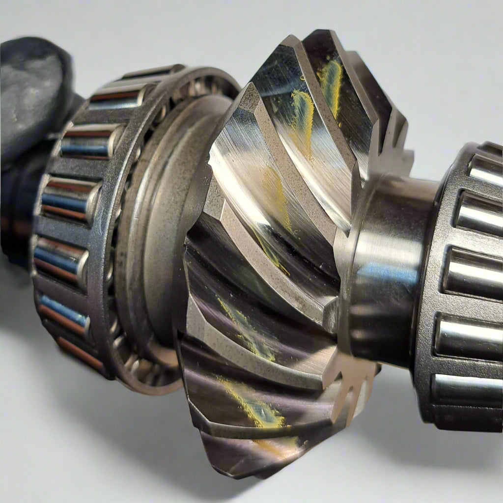 Spiral Bevel Gear with gear marking compound